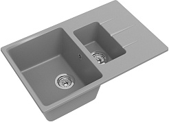 Ewigstein Мойка кухонная Gerd 60KF серый металлик – фотография-1